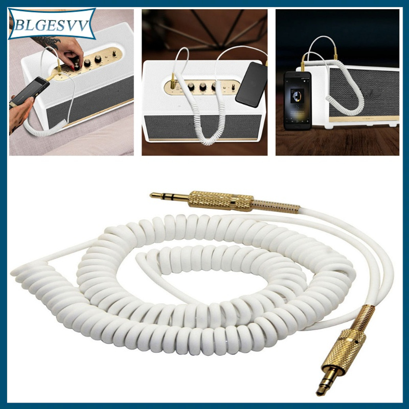 Blg แจ็คสายเคเบิ้ลเสียงสเตอริโอ Aux 3.5 มม. เป็นแจ็คสปริงคอยล์ สําหรับลําโพงบลูทูธไร้สาย Marshall Woburn