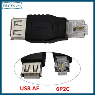 Blg อะแดปเตอร์เชื่อมต่อแล็ปท็อป PC RJ11 Male to USB 2.0 AF A Female