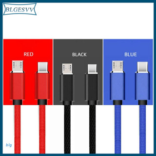 Blg สายเคเบิลชาร์จ Usb 3.1 Type C Male To Micro Usb Male Sync Otg สําหรับโทรศัพท์มือถือ แท็บเล็ต แล็ปท็อป