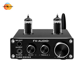 Fx- เครื่องขยายเสียงหูฟัง Tube-03MKII HiFi 2.0 6K4 5654W บลูทูธ 5.0 DC12V 1A Tube-03 MKII