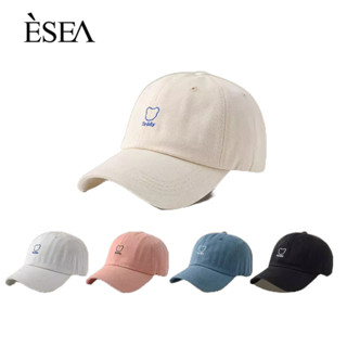 ESEA หมวกผู้ชาย ลำลอง อเนกประสงค์ เทรนด์ หมวกเบสบอลคู่ ปักบังแดด หมวกเบสบอล