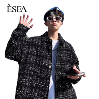 ESEA เสื้อโค้ทผู้ชาย, การออกแบบน้ําหอมขนาดเล็ก, แฟชั่นฤดูใบไม้ผลิและฤดูใบไม้ร่วง, แจ็คเก็ตแขนยาวผู้ชายลําลองเกาหลี