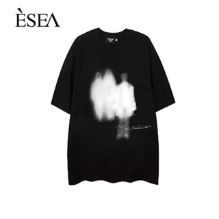 ESEA เสื้อยืดผู้ชายฮาราจูกุญี่ปุ่นเทรนด์ใหม่เสื้อยืดผู้ชายคอกลมแฟชั่นแขนสั้นยอดนิยมทั้งหมด