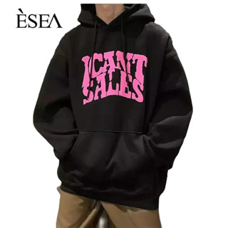 ESEA เสื้อสเวตเตอร์ผู้ชายฤดูใบไม้ผลิและฤดูใบไม้ร่วง INS สไตล์แฟชั่นใหม่แบรนด์แฟชั่นยอดนิยมมีฮู้ดพิมพ์ตัวอักษรเสื้อสเวตเตอร์ผู้ชาย