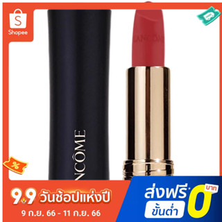 Lancome ลิปสติก เนื้อลิขวิด ขนาดเล็ก 3.4 กรัม สีดํา เพิ่มความสว่าง และเพิ่มความสว่าง