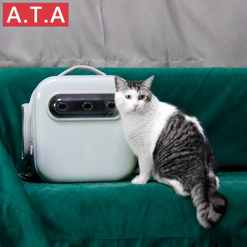 A.t.a Hanbang กระเป๋าเป้สะพายหลัง ระบายอากาศ สะดวก สําหรับสัตว์เลี้ยง สุนัข แมว ใช้เดินทาง กลางแจ้ง
