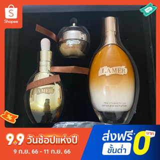 Lamer ชุดอายครีม เอสเซนส์ ชุบทอง 150 มล. 30 มล. 15 มล. หรูหรา