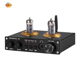 Pj.miaolai A9 6K4 พรีแอมป์หลอดสูญญากาศ NE5532 OP AMP AUX บลูทูธ 5.0 USB RCA HIFI หูฟังสเตอริโอ ขนาดเล็ก 16-300 โอห์ม