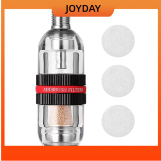 Joyday กรองลมดักไอน้ำแอร์บรัช 1/8" แบบหลอดแก้ว AG01 ปากกาหางน้ำแยกอากาศกรองน้ำแยกน้ำขนาดเล็กแปรงอากาศกรองปืนช่วยยูทิลิตี้