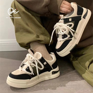 【Cheaper shipping】ใหม่ รองเท้าลําลอง สวมหุ้มข้อ แฟชั่นสําหรับสตรี ใส่สบาย สไตล์เรโทร ของแท้