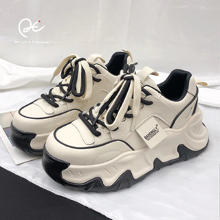 【Cheaper shipping】รองเท้าผ้าใบลําลอง ส้นหนา ขนาดเล็ก เข้ากับทุกการแต่งกาย สําหรับสตรี