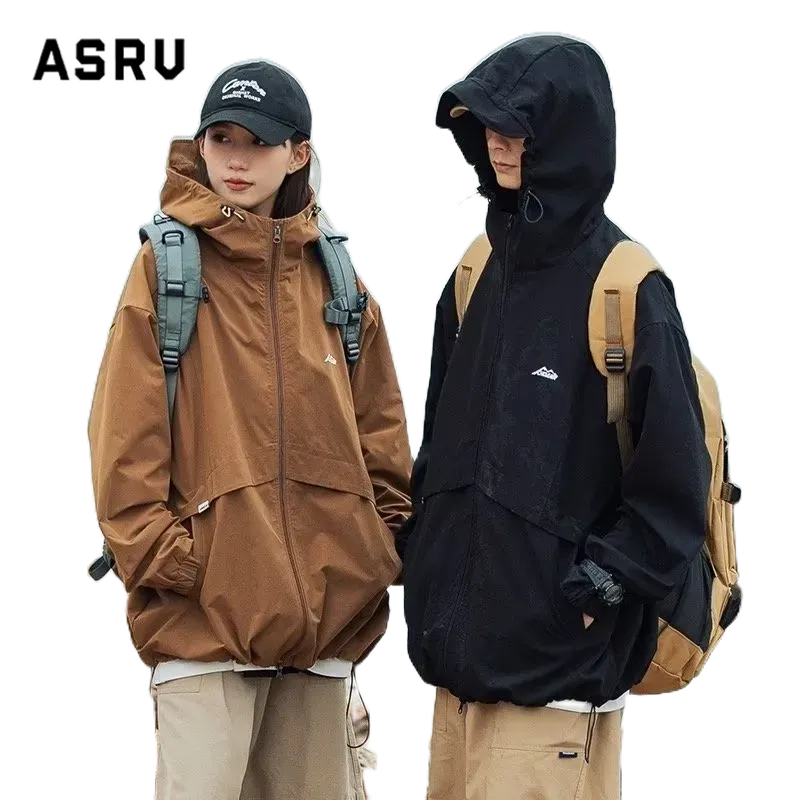 Asrv 2023 ใหม่ เสื้อแจ็กเก็ตคาร์โก้ กันลม แฟชั่นฤดูใบไม้ร่วง สําหรับผู้ชาย และผู้หญิง