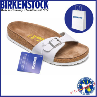 【พร้อมส่ง】รองเท้าแตะ ลาย BIRKEN พร้อมถุงกระดาษ สําหรับผู้ชาย และผู้หญิง