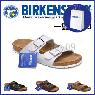 ของแท้ Birkenstock รองเท้าแตะลําลอง ส้นแบน หลากสีสัน สไตล์เยอรมัน สําหรับคู่รัก