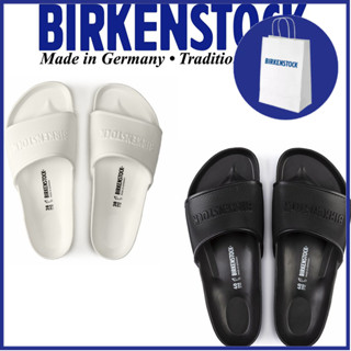 ใหม่!!! Birkenstock Barbados รองเท้าแตะ EVA สีดํา / สีขาว สําหรับผู้ชาย และผู้หญิง Unisex