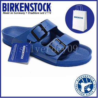 Birkenstock Birkenstock รองเท้าแตะ EVA สไตล์คลาสสิก สีฟ้า สําหรับผู้ชาย และผู้หญิง