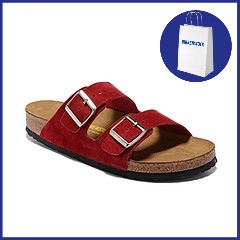 Birkenstock Birkenstock รองเท้าแตะ Arizona คลาสสิก สองสี Burgundy