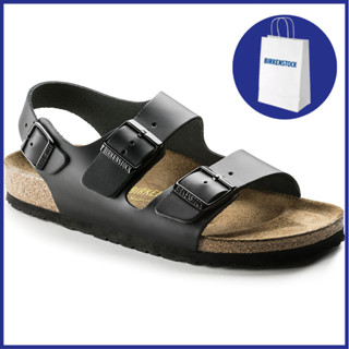 Birkenstock รองเท้าแตะ หนังวัวแท้ แต่งสายคล้องคอ