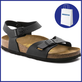 Birkenstock รองเท้าแตะ สายรัดด้านหลัง สีดํา