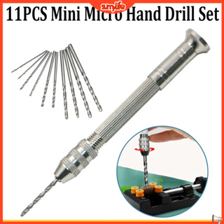 เครื่องมือสว่านมือ DIY UK พร้อมหัวจับดอกสว่านอลูมิเนียม 10 ชิ้น