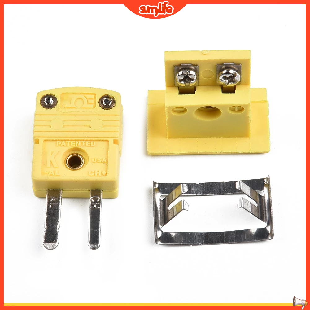K-type Miniature อลูมิเนียมอะแดปเตอร ์ Mini เทอร ์ โมมิเตอร ์ Universal Panel Mount Connector ไนลอนพลาสติกเทอร ์ โมคัปเปิลซ ็ อกเก ็ ต