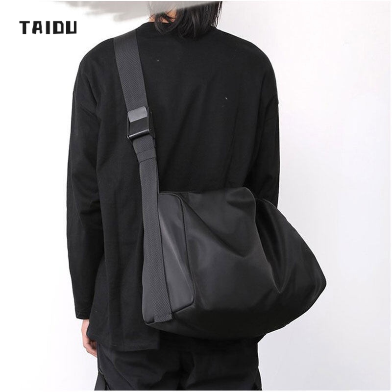 Taidu กระเป๋าสะพายข้าง ขนาดใหญ่ จุของได้เยอะ สไตล์ญี่ปุ่น สําหรับผู้ชาย