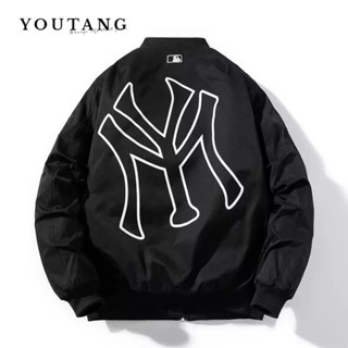 YOUTANG ชุดเบสบอลสุทธิสีแดงอเมริกันแจ็คเก็ตผู้ชายน้ำฤดูใบไม้…