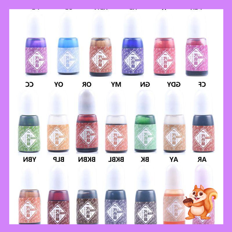 เม็ดสีเรซิ่นสําหรับทําเครื่องประดับ Diy 20 สี