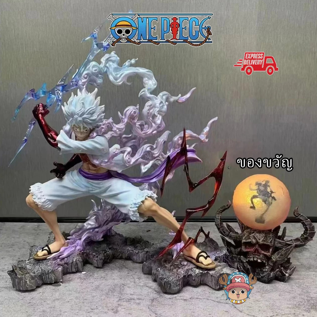 วันพีซ ลูฟี่ หมวกฟาง ร่างเทพนิกะ เกียร์ 5 One Piece 4 จักรพรรดิ โมเดล โมเดลฟิกเกอร์ อนิเมะ One Piece Wink gk grip lightning fifth gear Nika Luffy ของเล่นสําหรับเด็ก