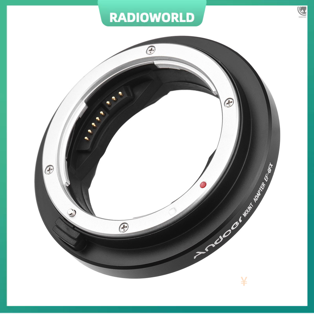 R Andoer Ef - Gfx อะแดปเตอร์เลนส์กล้องสําหรับ Canon Ef - Mount Lens To Fujifilm Gfx - Mount Med -Format Gfx100 Gfx50S Gfx 50