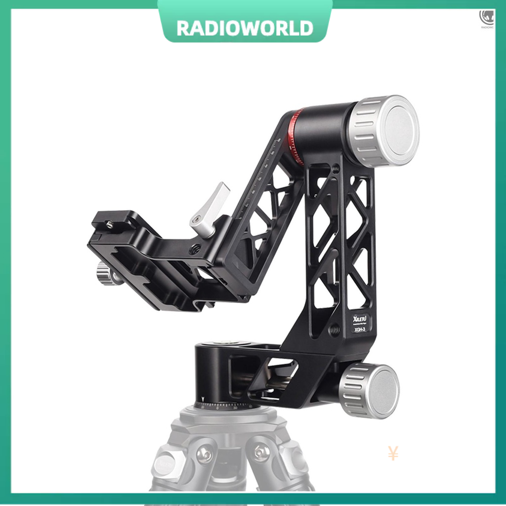 R Xiletu Xgh-3 ขาตั้งกล้องอลูมิเนียมสําหรับถ่ายภาพสมาร์ทโฟน 1 / 4 นิ้วและ 3/8 นิ้ว / 55 ปอนด์