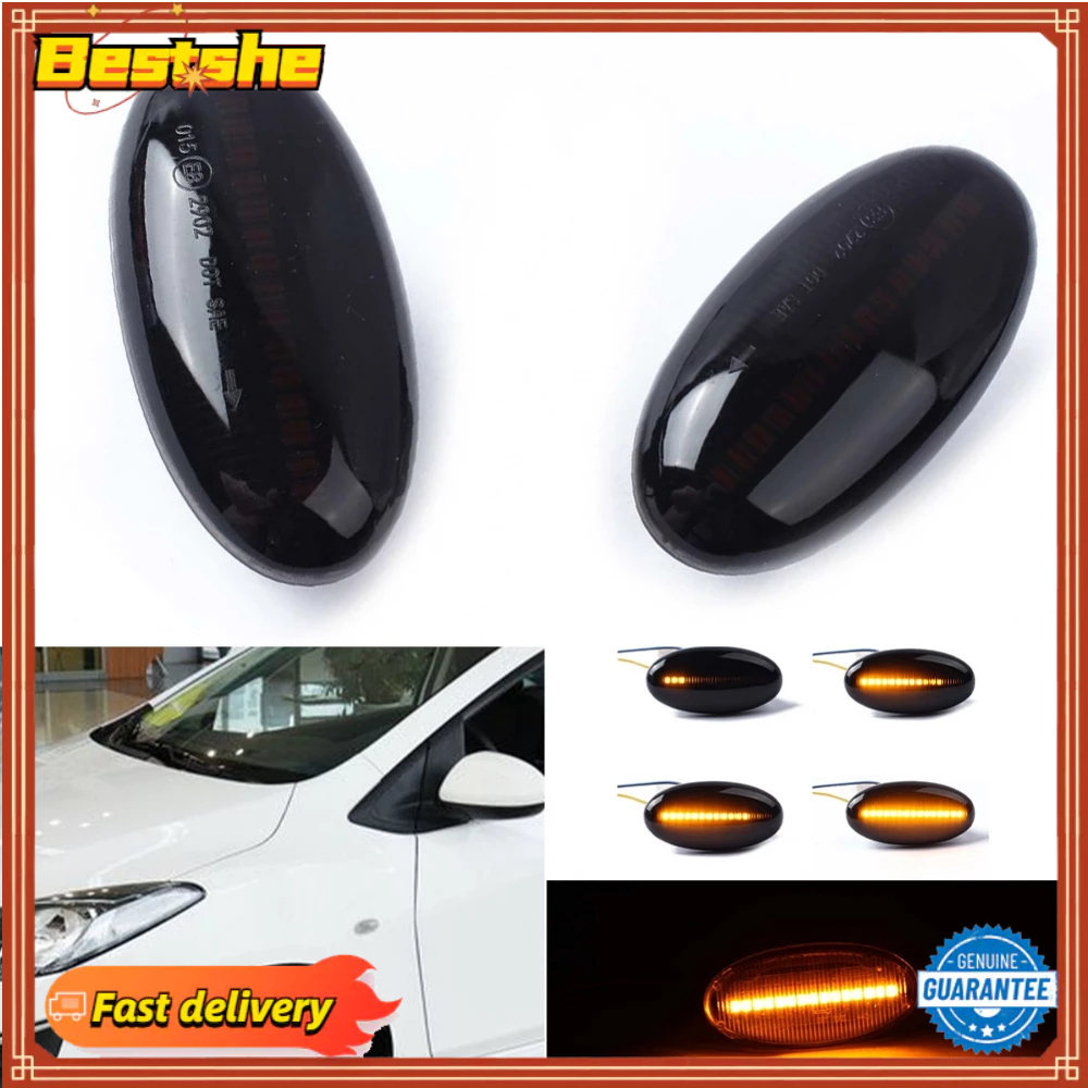 ไฟเลี้ยวไดนามิก LED สําหรับ Maz da 2 3 5 6 BT-50 MPV 2 ชิ้น