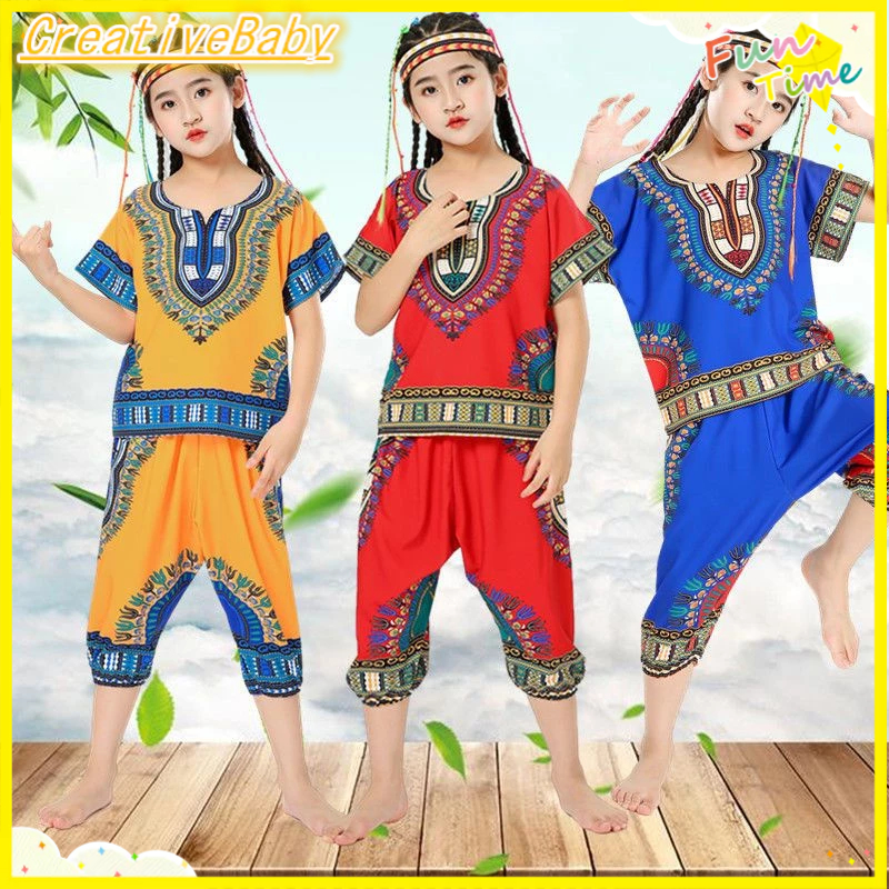 ((พร้อมส่ง) ชุดเครื่องแต่งกายกลองแอฟริกัน สไตล์อินเดีย สําหรับเต้นรํา เทศกาลคริสต์มาส ปีใหม่