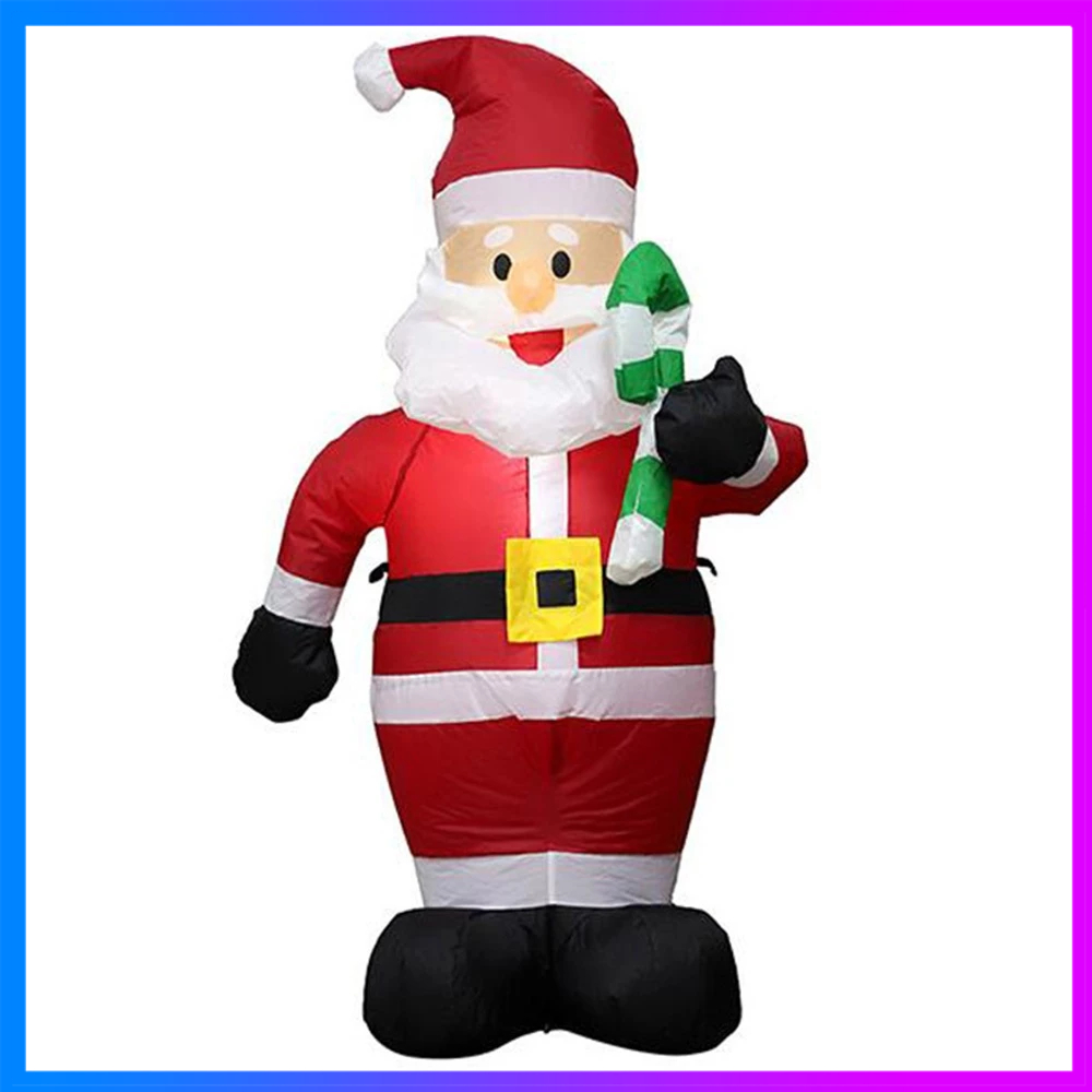 ซานตาคลอสเป่าลม 4 ฟุต พร้อมไฟ LED กันน้ํา สําหรับตกแต่งคริสต์มาส