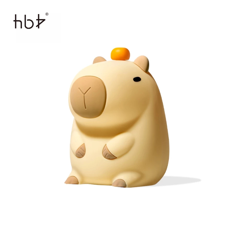 [heibaike] โคมไฟกลางคืน คาปิบารา น่ารัก ซิลิโคนนิ่ม ของขวัญวันเกิด สําหรับห้องนอนเด็ก（นี่คืออุปกรณ์เสริมซึ่งต้องจับคู่กับไฟกลางคืนและไม่สามารถซื้อแยกต่างหากได้）