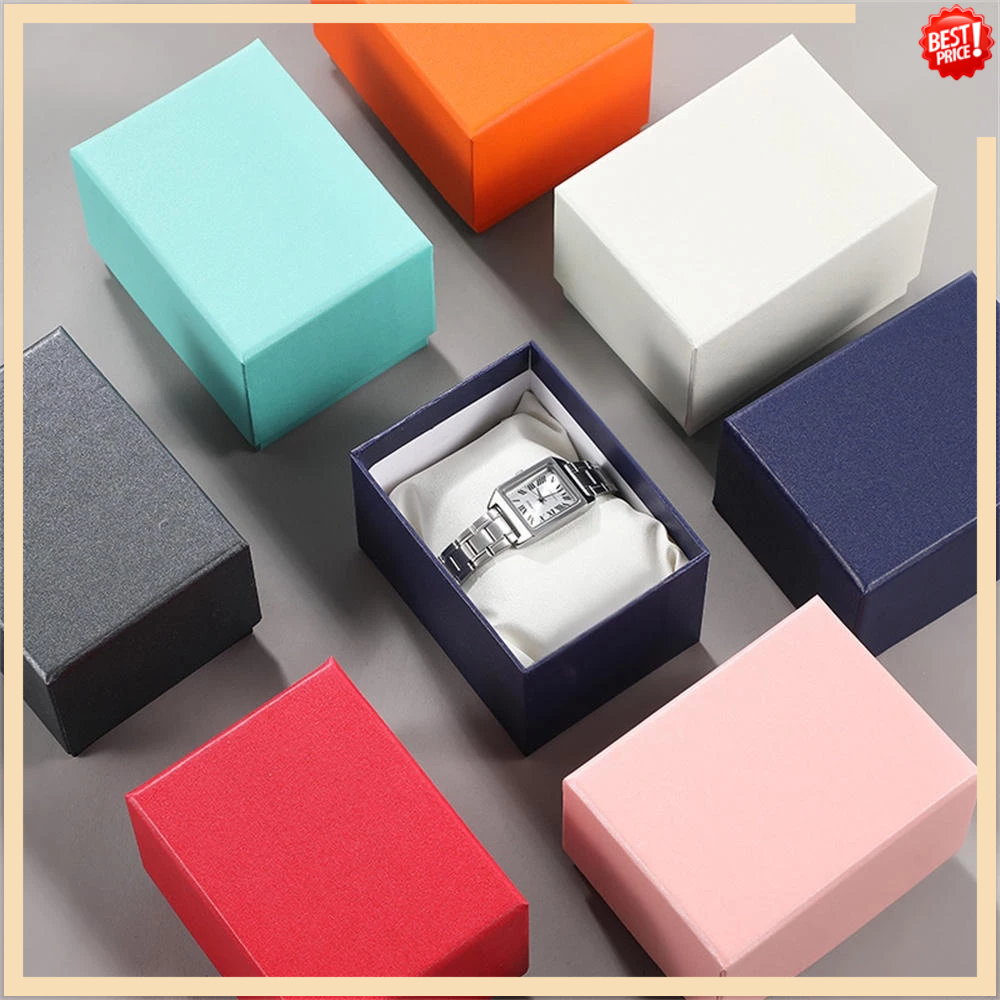 กล่องบรรจุภัณฑ์ พร้อมหมอน สําหรับใส่เครื่องประดับ สร้อยข้อมือ นาฬิกาข้อมือ