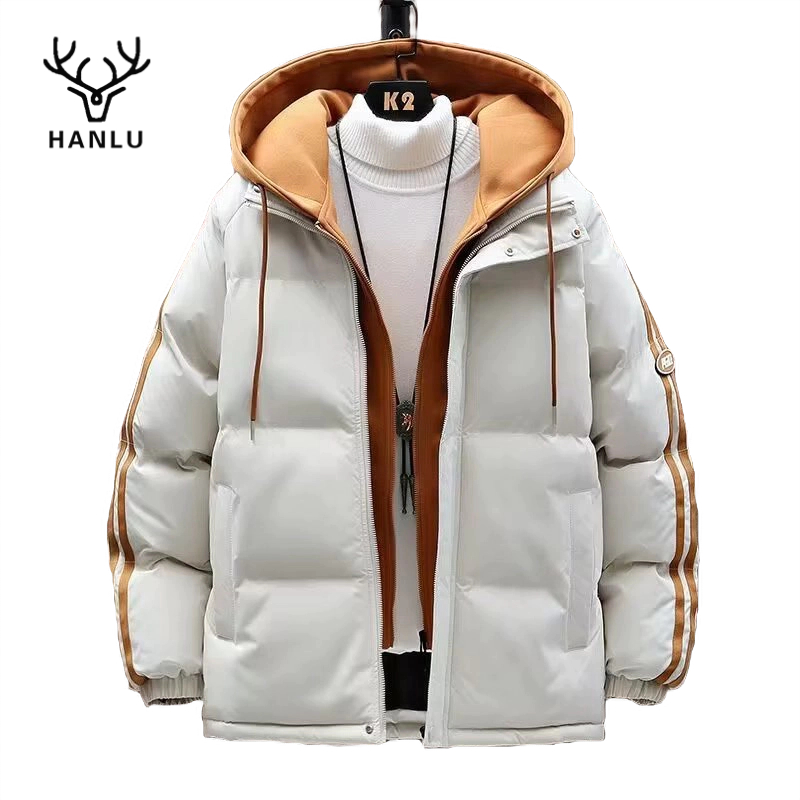 Hanlu เสื้อแจ็กเก็ต ผ้าฝ้าย แบบหนา มีฮู้ด ทรงหลวม ให้ความอบอุ่น อเนกประสงค์ สไตล์ญี่ปุ่น