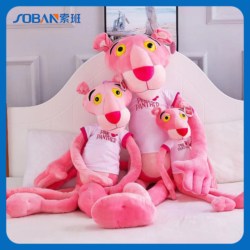 หมอนตุ๊กตา Pink Panther ของเล่น ของขวัญวันเกิด สําหรับเด็ก