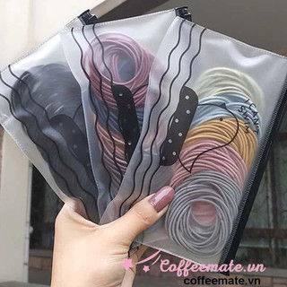 ⚡CM⚡ 100 chiếc dây thun dây buộc tóc không làm tổn thương dây buộc tóc Dây thun đầu dây đàn hồi có độ đàn hồi caon hồi có độ đàn hồi cao