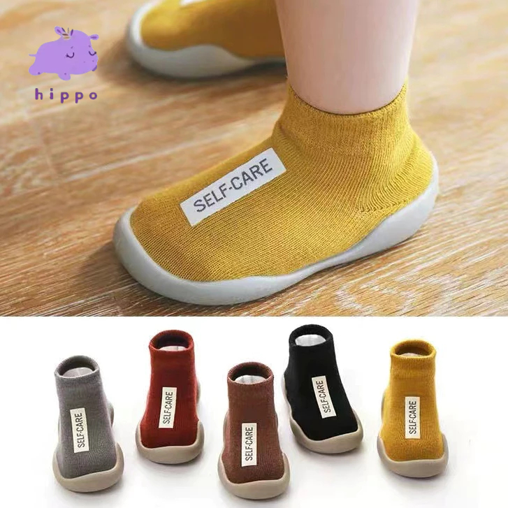 รองเท้าเด็กหัดเดินข้อสั้น นุ่ม พื้นยาง กันลื่น Size 11-14 cm