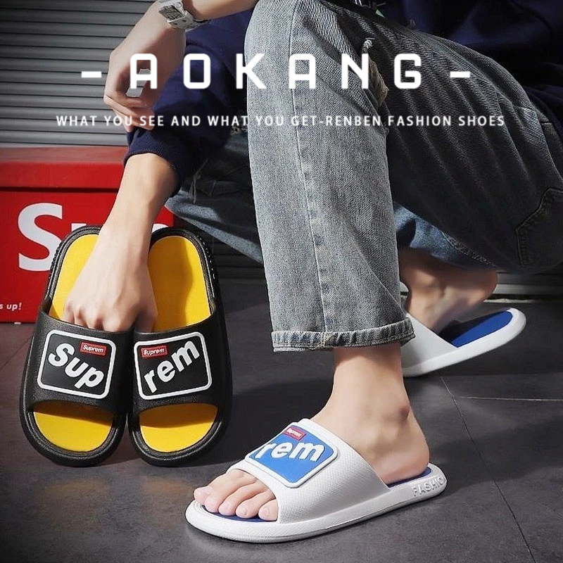 Aokang รองเท้าแตะและรองเท้าแตะที่ทนทานอเนกประสงค์สําหรับผู้ชาย
