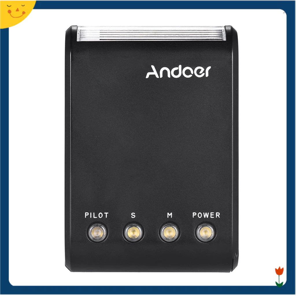 [Fast delivery] Andoer WS-25 Professional Portable Mini Digital Slave Flash Speedlite On-Camera Flash with Universal Hot Shoe GN18 for Canon Pentax a7 nex6 HX50 A99 Came