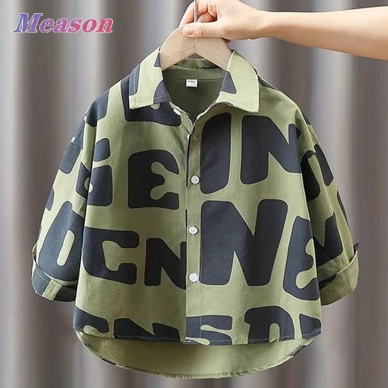 Meason เสื้อเด็ก เหมาะสม 5-15 ปี แห้งเร็วบางเย็น ผ้าฝ้ายแท้ 100% ใส่สบาย ผ้านุ่ม A122