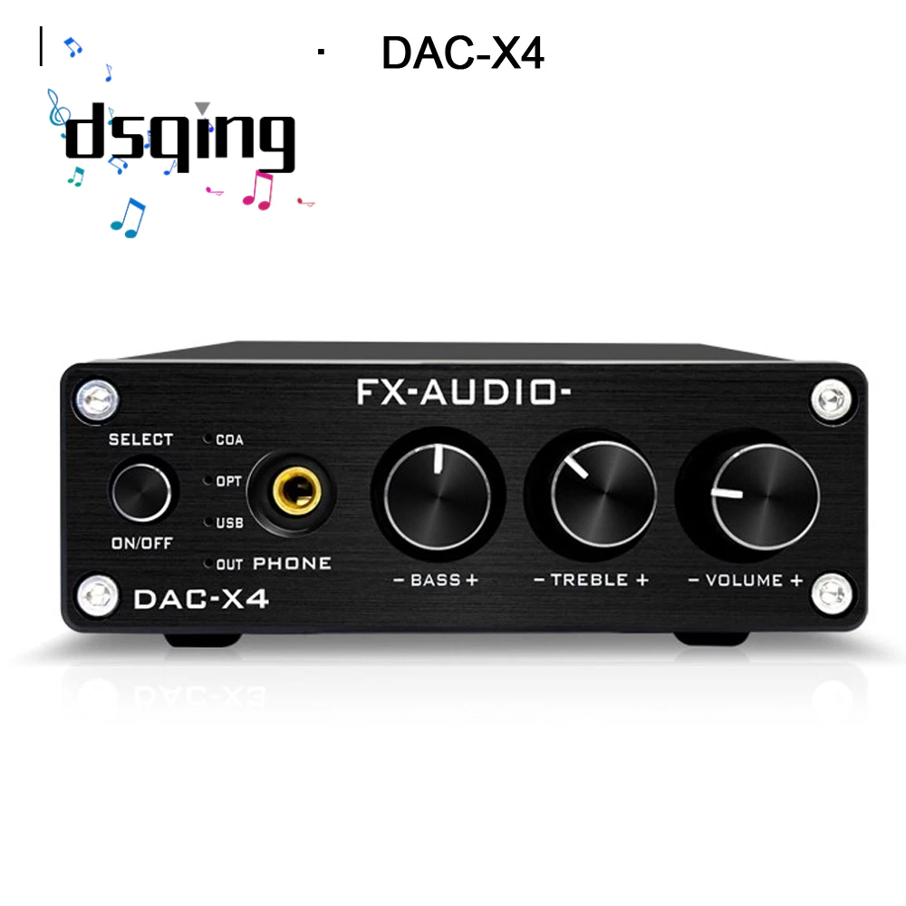 Fx-audio DAC-X4 เครื่องขยายเสียงหูฟัง USB DAC MAX97220 5V1A