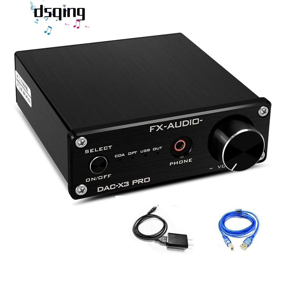 Fx-audio เครื่องขยายเสียงหูฟัง DAC-X3PRO USB DAC ESS9023 CS8416 รองรับ ASRC HiFi แบบพกพา แอมป์ถอดรหัสหูฟัง 24-B
