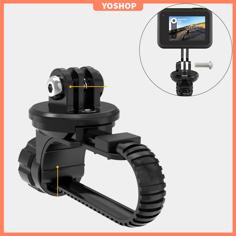 [YTP] อุปกรณ์เมาท์ขาตั้งกล้อง ติดแฮนด์มือจับรถจักรยาน สําหรับ Gopro Insta 360