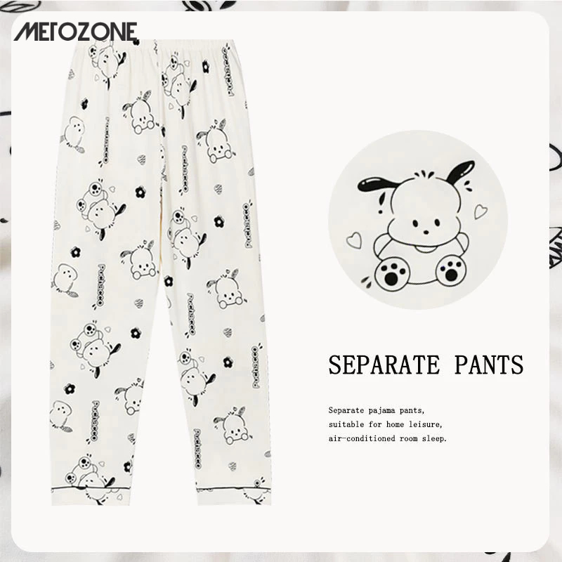 Metozone กางเกงนอน ผ้าฝ้าย แบบบาง ใส่ข้างนอกได้ สําหรับผู้หญิง