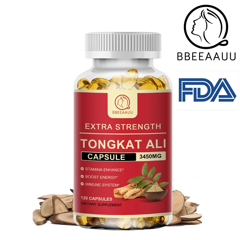 【BBEEAAUU】 Tongkat Ali -3450mg ตงกัต อาลี แคปซูล เพิ่มภูมิคุ้มกันของร่างกาย ความดันโลหิตสูง และเบาหวาน สําหรับผู้ชายและผู้หญิง