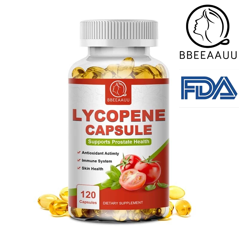 【BBEEAAUU】 Lycopene ไลโคปีน แคปซูลไลโคปีน ชลอวัย ต ้านริ้วรอยผิวกระจ่าง ใสเปล่งปลั่งลดรอยดำ ระบบหัวใจ ระบบหัวใจ ระบบหัวใจ ระบบไหลเวียนโลหิต สําหรับผู้ชายและผู้หญิง