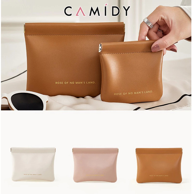 Camidy กระเป๋าจัดเก็บหูฟัง แบบมีสาย ปิดอัตโนมัติ พกพาง่าย ชาร์จพาวเวอร์ เครื่องสําอาง ลิปสติก
